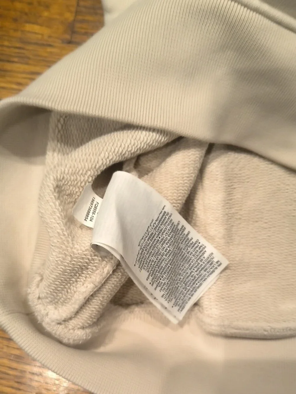 Jordan Cream Pullover Hoodie with A Ma Maniere Script